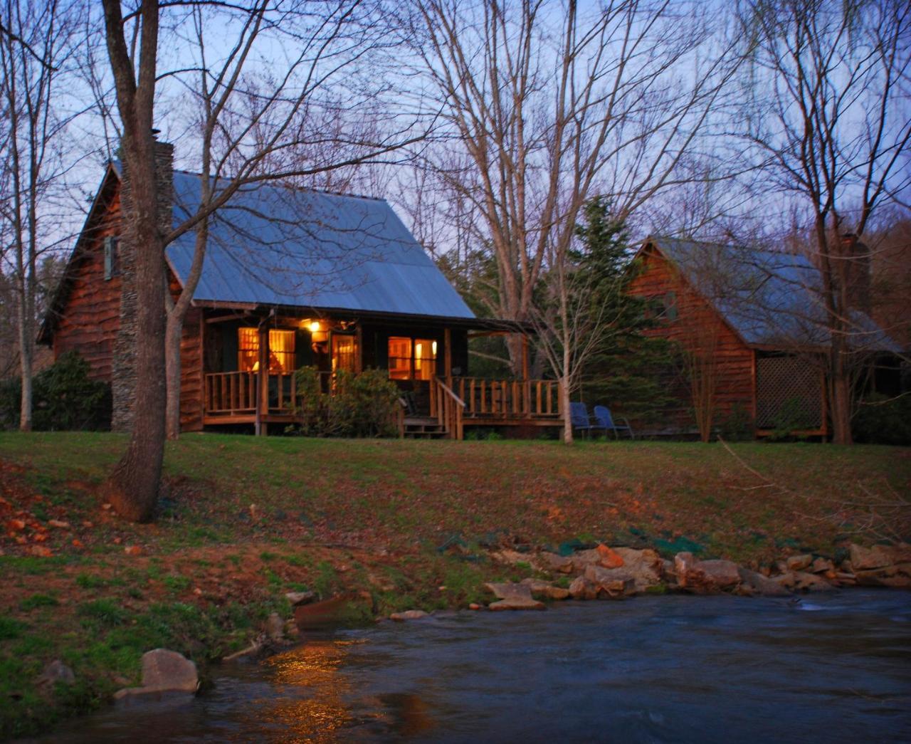 Mountain Springs Cabins Candler Eksteriør billede